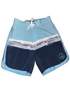 Body Glove Men's Blue and Navy Board Shorts Swim Trunks Size Medium NWT Summer